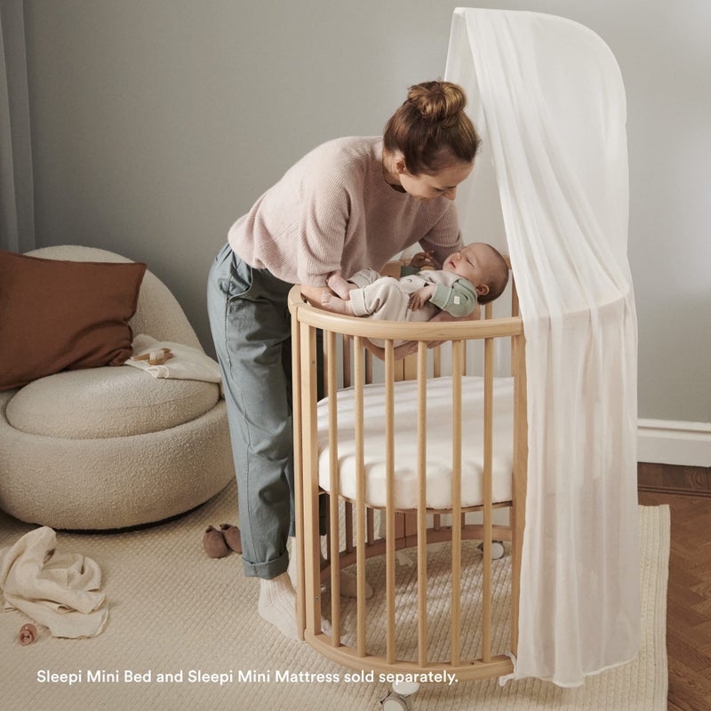 STOKKE ستوكه سليبى كانوبي V3، أبيض - أنشئ بيئة مريحة وهادئة للطفل - سهل التركيب - قماش خفيف الوزن - متوافق مع سليبى ميني وسليبى سرير - Image 5
